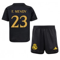 Real Madrid Ferland Mendy #23 Tredjedraktsett Barn 2023-24 Kortermet (+ Korte bukser)